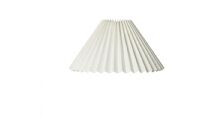 nielsen_light PLISSESKÆRM CAROLIN SIDE 23 CM HVID