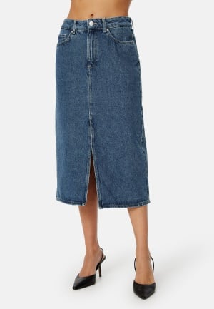 ONLY Bianca Midi Skirt Denim Medium Blue Denim S