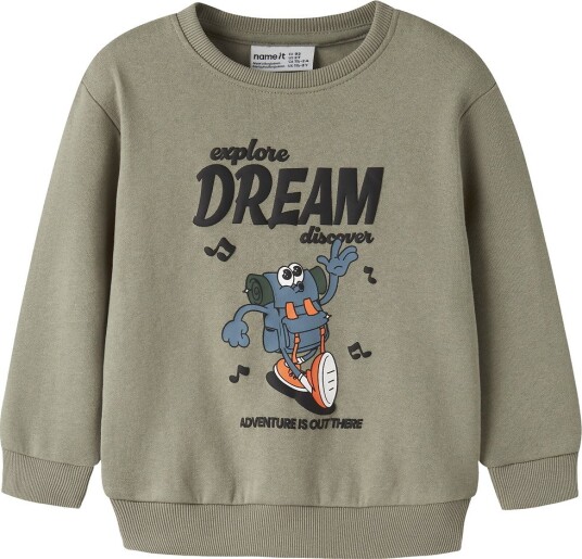 Name It Collegegenser NmmOzias Overland fottur Name It 2 år (92) Collegegenser Armygrønn Grønn