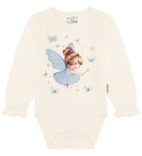 Hust And Claire Body I/e HCBritt Baby Fairy Ivory 68 Langermet Body Hvit 62
