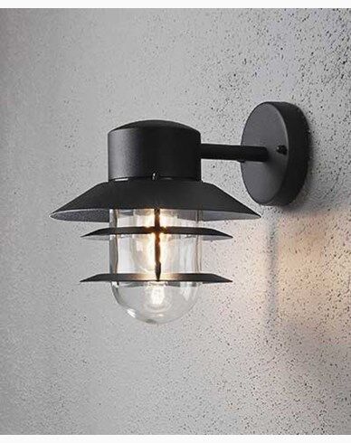 Konstsmide Modena vegglampe ned. Svart 7310-750 Konstsmide Modena vegglampe ned. Svart 7310-750