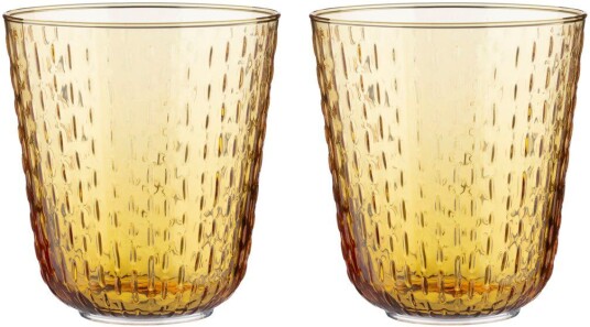 Marimekko Syksy tumbler glass 36 cl 2 pack Beige