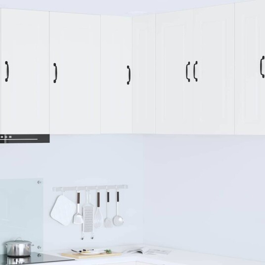  Kjøkkenskap med hylle Hvit 57 x 57 x 80 cm Konstruert tre