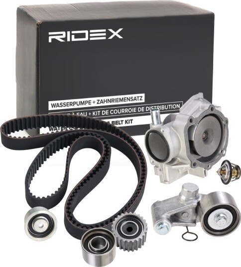 Registerreimsett med vannpumpe RIDEX 3096W0355