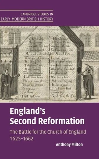 England'S Second Reformation Av Anthony (University Of Sheffield) Milton