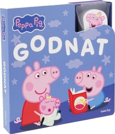 Peppa Gris   Bok Med Trefigurer – God Natt | Språk: Dansk