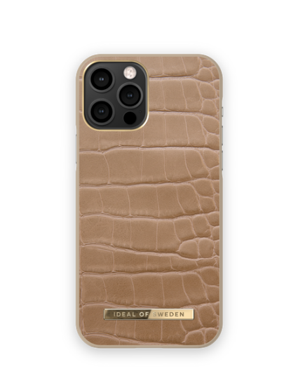 iDeal of Sweden Atelier Case Iphone 12/12p Camel Croco