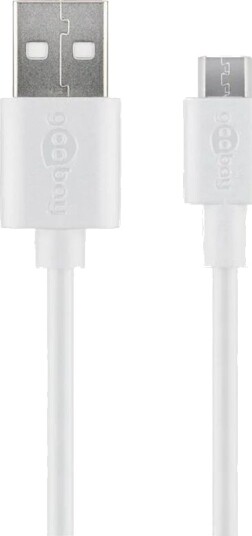 Pro USB A Micro USB 0.5m Hvit