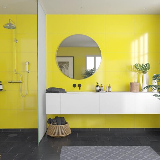 Baderomspanel Fibo 5223 M6040 Yellow Baderomspanel Fibo 5223 M6040 Yellow
