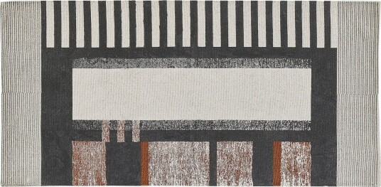 Kakinada Ryeteppe 80x150 cm - Rød