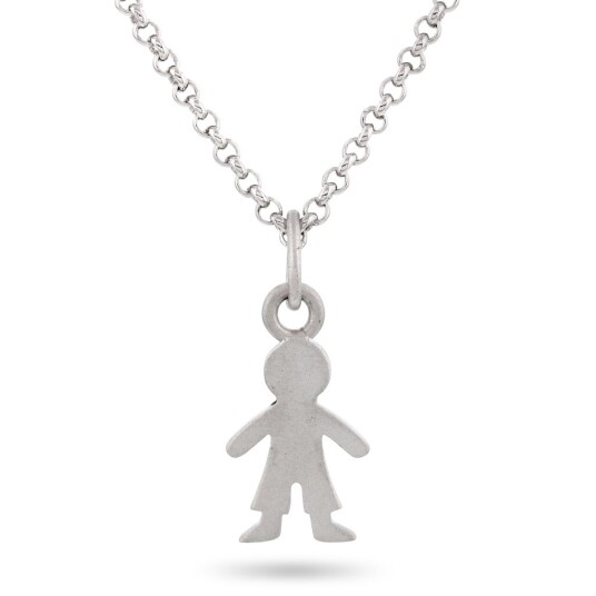 Pan Jewelry, Anheng i 925 sølv med gutt Pan Jewelry, Anheng i 925 sølv med gutt