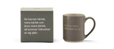 Design House Stockholm Astrid Lindgren Kopp 1 Grå Design House Stockholm Astrid Lindgren Kopp 1 Grå