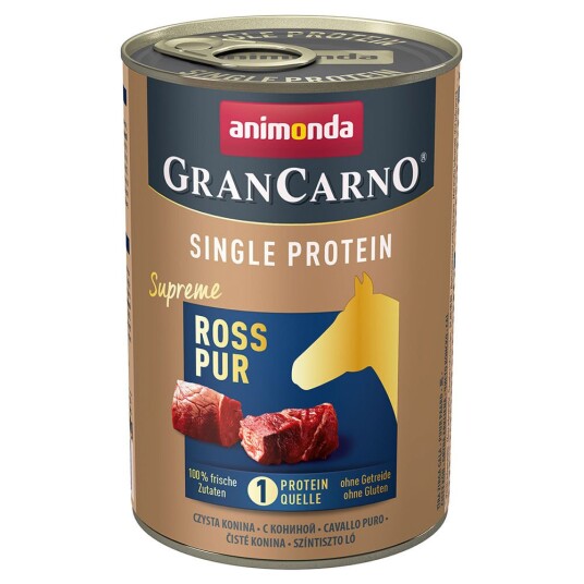 Animonda Grancarno Adult Single Protein Supreme 24 X 400 G Hest Pur