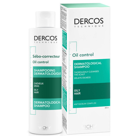 Vichy Dercos Oil Control Corrector Shampoo 200ml. Vichy Dercos Oil Control Corrector Shampoo 200ml.
