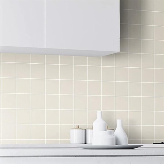 Arredo Klinker Unicolor Ivory Hvit 10x10 cm