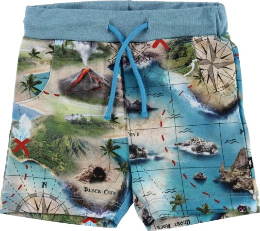Molo ShortSimroy   Treasure Map   Molo   56   Shorts   Blå
