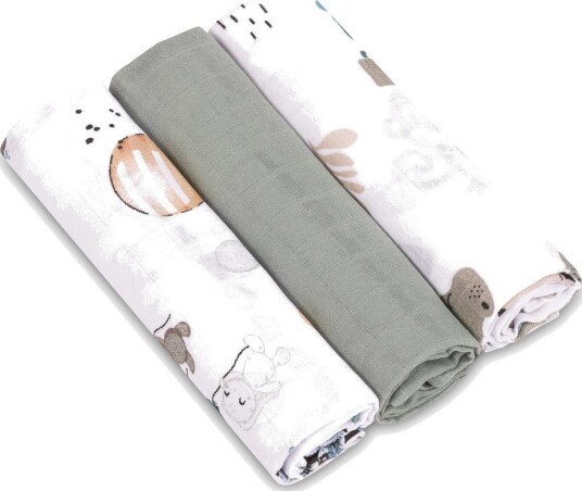 Sensillo Musselinklede 3-Pakning 60x80 cm EG-0002