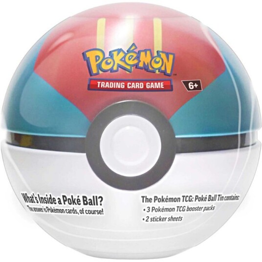 Pokemon Tin Pokeball 2023 Fusion Strike Lost Org & Silver Temp