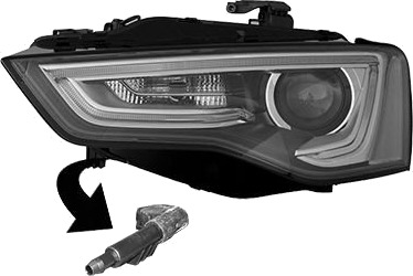 VAN WEZEL 0384983 Frontlykter