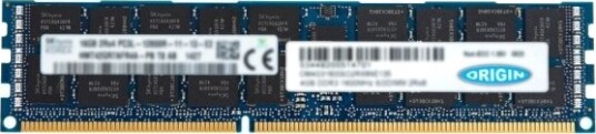 Origin Storage DDR3 RDIMM ECC 8GB 1600MHz OM8G31600R1RX4E135