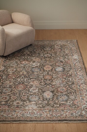&Home Teppe Lantana Flower Grønn &Home Teppe Lantana Flower Grønn