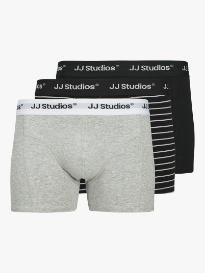Jack and Jones Junior Soho Solid Trunks 3 Pack Junior Sort 128
