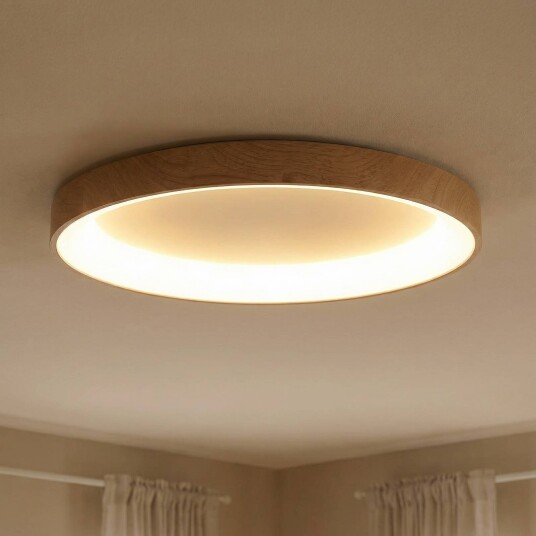Mantra Iluminación LED-taklampe Niseko II, dimbar, Lyst tre , Stue / spisestue, Aluminium, Moderne