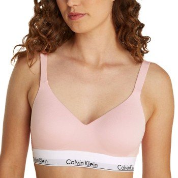 Calvin Klein BH Icon Cotton Modal Lift Bralette Rosa X-Large Dame Calvin Klein BH Icon Cotton Modal Lift Bralette Rosa X-Large Dame