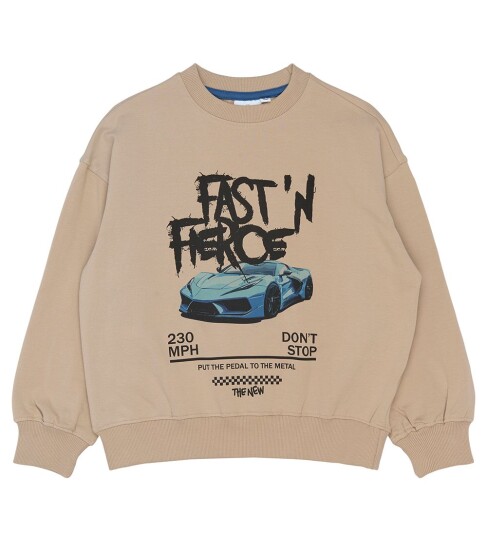 The New Tnsteen Sweatshirt Beige 98/104 The New Tnsteen Sweatshirt Beige 98/104