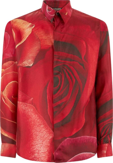 Roberto Cavalli Herre Skjorter Rød S,