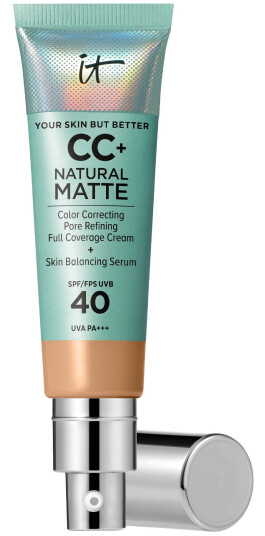 IT Cosmetics CC+ Natural Matte Foundation Neutral Tan IT Cosmetics CC+ Natural Matte Foundation Neutral Tan