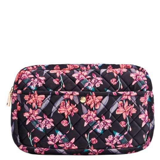Fan Palm Beauty Bag Flawless Black Large Fan Palm Beauty Bag Flawless Black Large