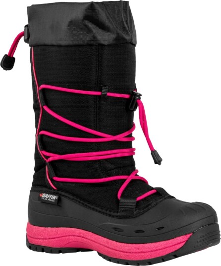 Baffin Women's Snogoose Black/pink 8 Baffin Women's Snogoose Black/pink 8