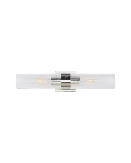 Visual Comfort Geneva Linear Sconce Nickel