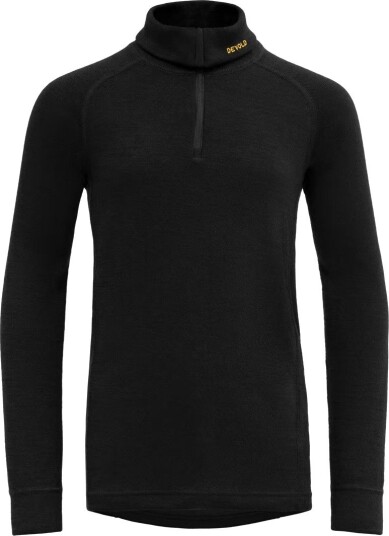 Devold Duo Active Merino Zip Neck Jr Black Str 12