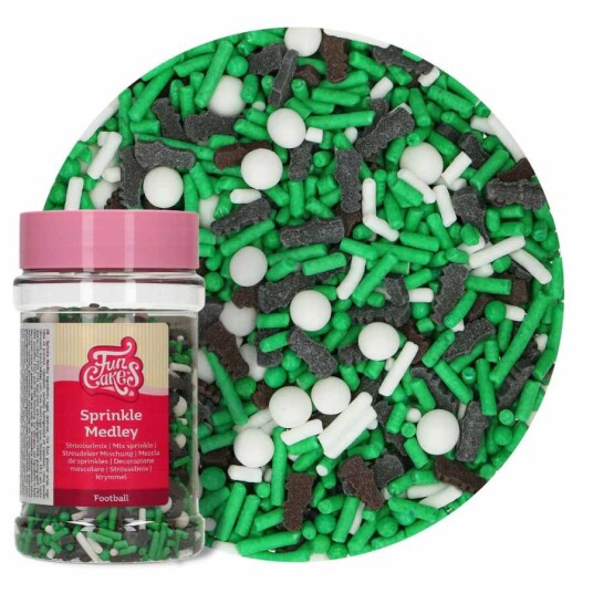 Funcakes Kakestrø Medley Fotball 180g 