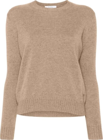 Max Mara Dame Strikkevarer Brun L,