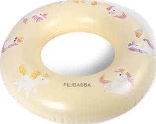 Filibabba Swim Ring Alfie – Unicorn Shores   Yellow   840 x 3