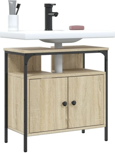 Servantskap sonoma eik 60x30x60 cm konstruert tre