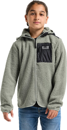 Didriksons Kids' Exa Full Zip 3 Wilted Leaf 130 Didriksons Kids' Exa Full Zip 3 Wilted Leaf 130