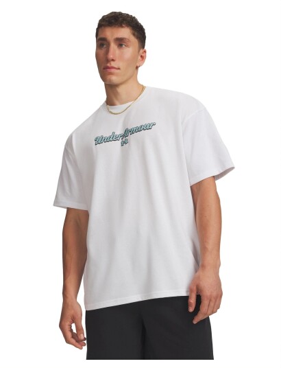 Under Armour Ua M Hwt Wm Ss White XXL