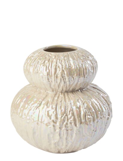 Eden Fusing Vase Double Cream Outcast H18CM