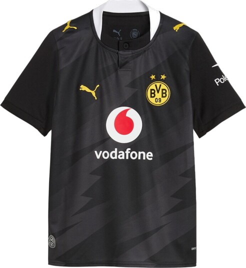 PUMA Bvb Away Jersey Replica Jr Black 116 PUMA Bvb Away Jersey Replica Jr Black 116