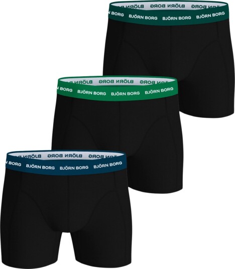 Björn Borg 3-Pack Cotton Stretch Boksershorts M - Herreklær Björn Borg 3-Pack Cotton Stretch Boksershorts M - Herreklær
