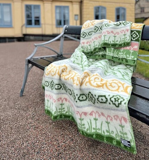 Klippan Ullpledd Linnaleus Multi 130x180