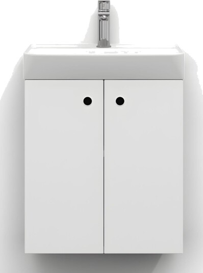 Svedbergs Intro Slim Servantskap D35 med 2 Dører Hvit Matt / 50x35cm