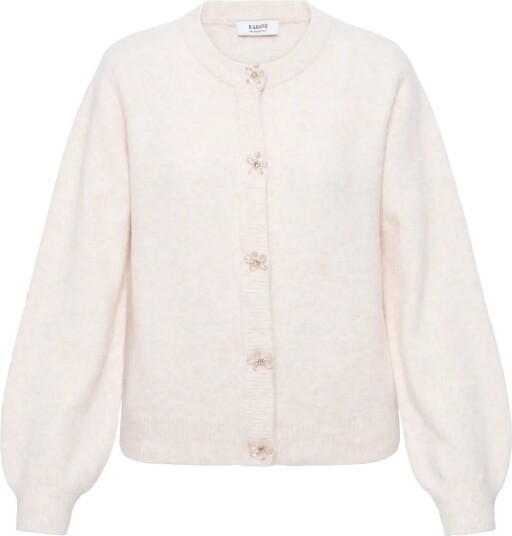 b.young Byomea Deco Cardigan 2 BIRCH MELANGE M b.young Byomea Deco Cardigan 2 BIRCH MELANGE M