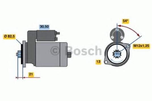 Starter BOSCH 0 986 020 601
