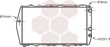 VAN WEZEL 03002019 Radiator motorkjøling VAN WEZEL 03002019 Radiator motorkjøling