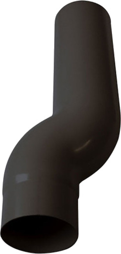 Plastmo nedløpsrør Ø90mm grafitt gray 90 mm x 330 mm